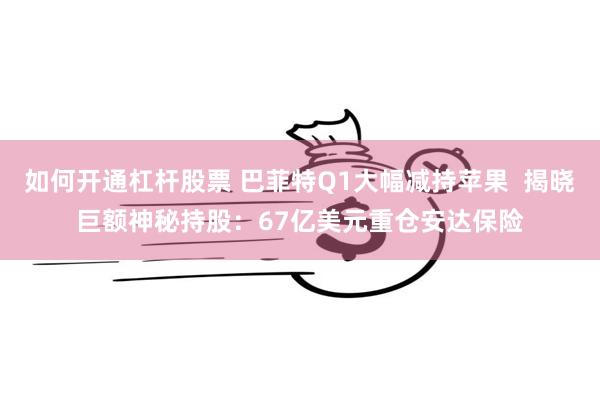 如何开通杠杆股票 巴菲特Q1大幅减持苹果  揭晓巨额神秘持股：67亿美元重仓安达保险
