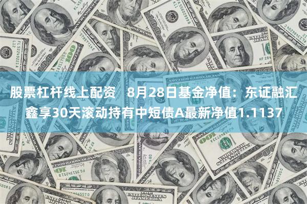股票杠杆线上配资   8月28日基金净值：东证融汇鑫享30天滚动持有中短债A最新净值1.1137