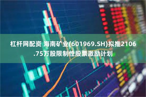 杠杆网配资 海南矿业(601969.SH)拟推2106.75万股限制性股票激励计划