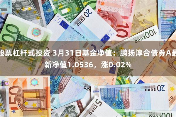 股票杠杆式投资 3月31日基金净值：鹏扬淳合债券A最新净值1.0536，涨0.02%