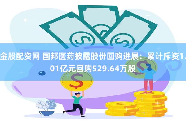 金股配资网 国邦医药披露股份回购进展：累计斥资1.01亿元回购529.64万股
