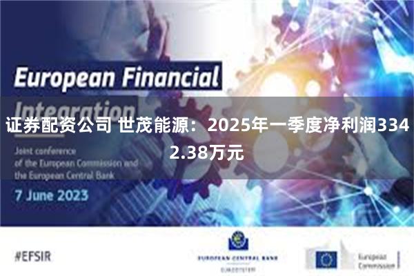 证券配资公司 世茂能源：2025年一季度净利润3342.38万元